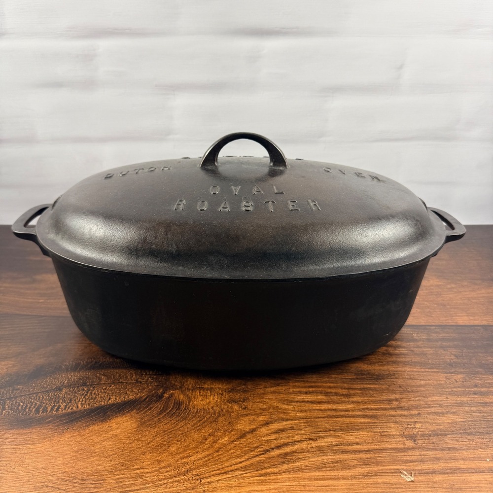 Griswold No 7 Cast Iron Oval Roaster Dutch Oven 648 Erie PA